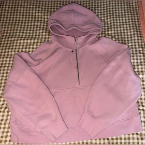 Lululemon Peony Pink Half-Zip Scuba